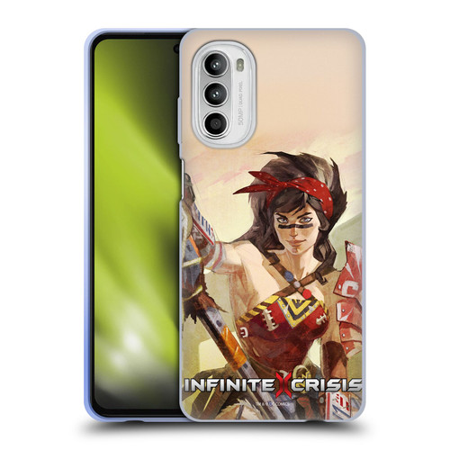 Infinite Crisis Characters Atomic Wonder Woman Soft Gel Case for Motorola Moto G52