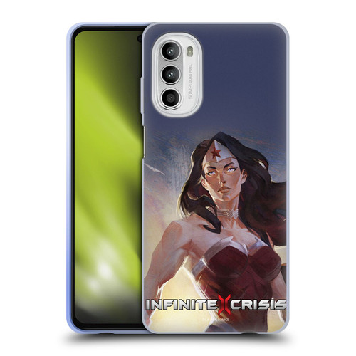 Infinite Crisis Characters Wonder Woman Soft Gel Case for Motorola Moto G52