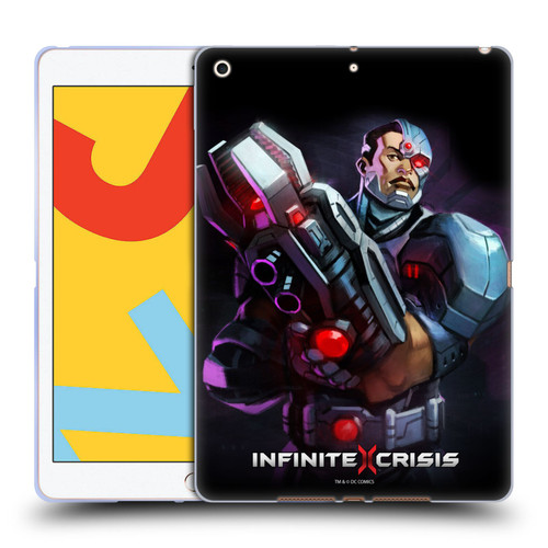Infinite Crisis Characters Cyborg Soft Gel Case for Apple iPad 10.2 2019/2020/2021