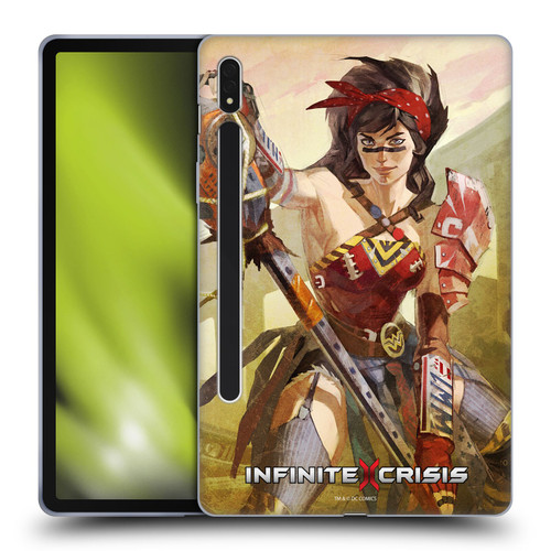 Infinite Crisis Characters Atomic Wonder Woman Soft Gel Case for Samsung Galaxy Tab S8