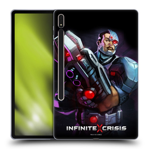 Infinite Crisis Characters Cyborg Soft Gel Case for Samsung Galaxy Tab S8 Plus