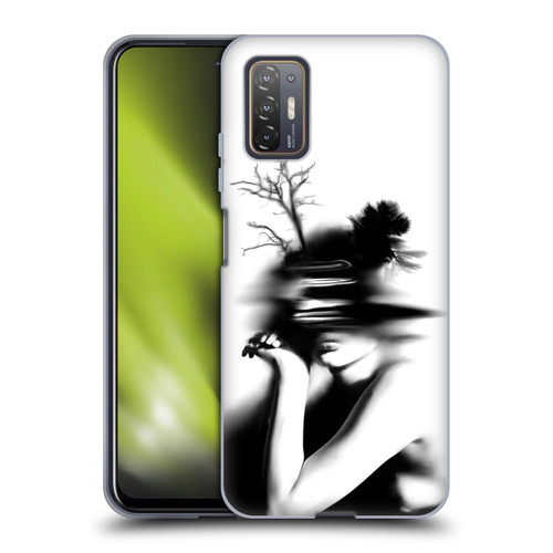LouiJoverArt Black And White The Mystery Of Never Soft Gel Case for HTC Desire 21 Pro 5G
