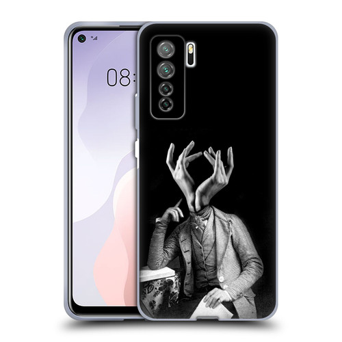 LouiJoverArt Black And White Sensitive Man Soft Gel Case for Huawei Nova 7 SE/P40 Lite 5G