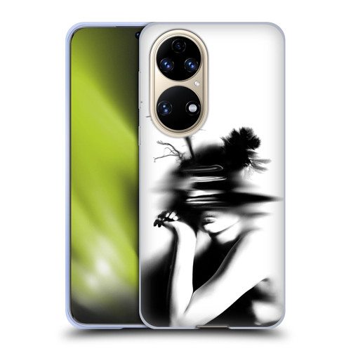 LouiJoverArt Black And White The Mystery Of Never Soft Gel Case for Huawei P50