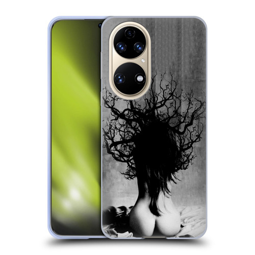 LouiJoverArt Black And White She Oak Soft Gel Case for Huawei P50