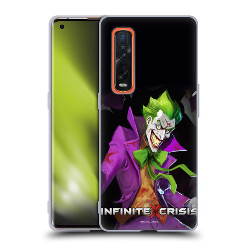 Infinite Crisis Characters Joker Soft Gel Case for OPPO Find X2 Pro 5G