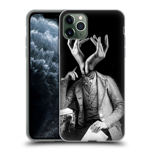 LouiJoverArt Black And White Sensitive Man Soft Gel Case for Apple iPhone 11 Pro Max