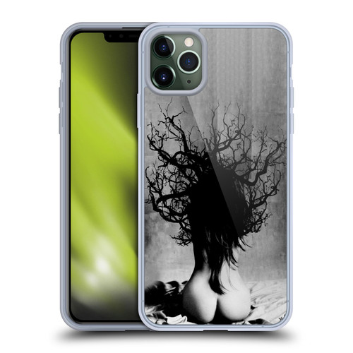 LouiJoverArt Black And White She Oak Soft Gel Case for Apple iPhone 11 Pro Max