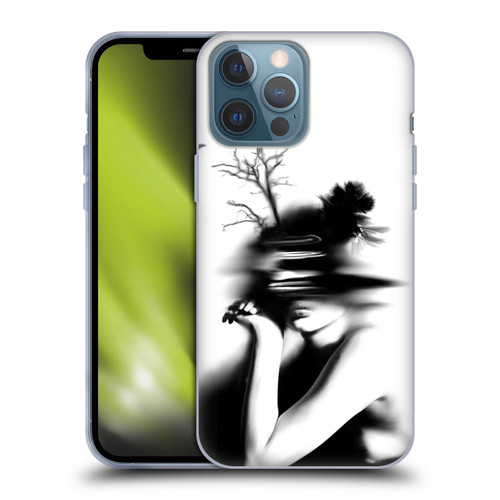 LouiJoverArt Black And White The Mystery Of Never Soft Gel Case for Apple iPhone 13 Pro Max