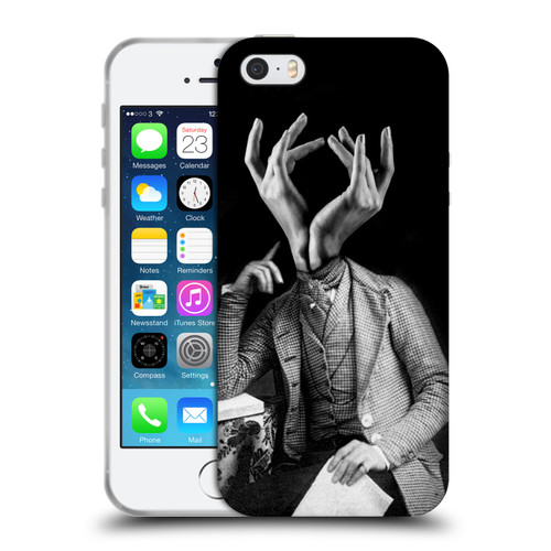 LouiJoverArt Black And White Sensitive Man Soft Gel Case for Apple iPhone 5 / 5s / iPhone SE 2016