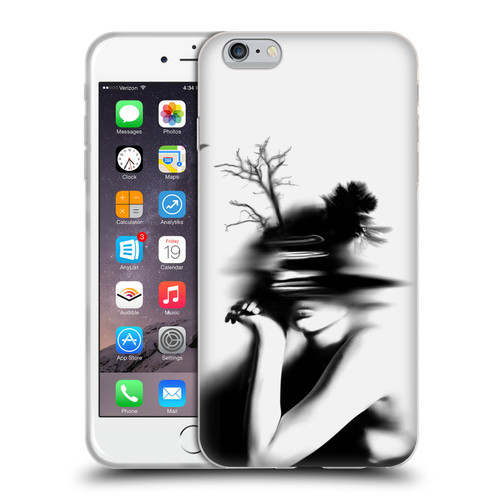 LouiJoverArt Black And White The Mystery Of Never Soft Gel Case for Apple iPhone 6 Plus / iPhone 6s Plus