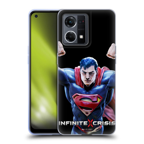 Infinite Crisis Characters Superman Soft Gel Case for OPPO Reno8 4G