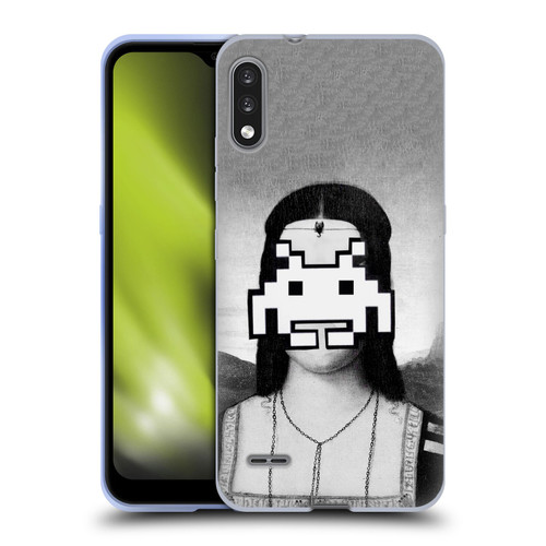 LouiJoverArt Black And White Renaissance Invaders Soft Gel Case for LG K22