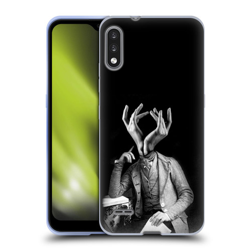 LouiJoverArt Black And White Sensitive Man Soft Gel Case for LG K22