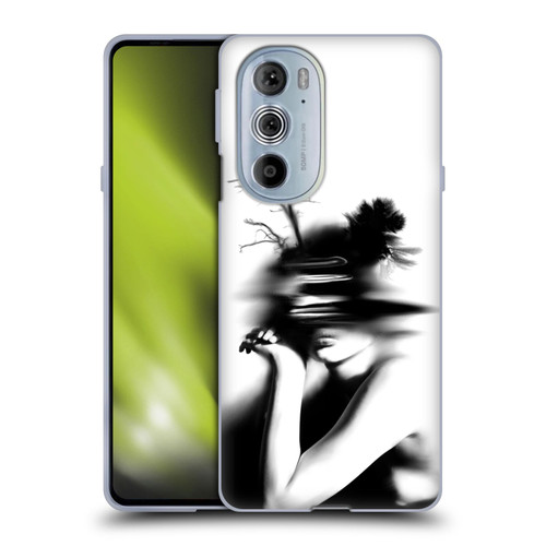 LouiJoverArt Black And White The Mystery Of Never Soft Gel Case for Motorola Edge X30