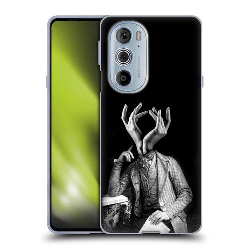 LouiJoverArt Black And White Sensitive Man Soft Gel Case for Motorola Edge X30
