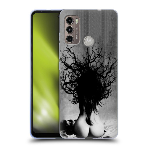 LouiJoverArt Black And White She Oak Soft Gel Case for Motorola Moto G60 / Moto G40 Fusion
