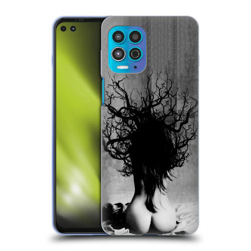 LouiJoverArt Black And White She Oak Soft Gel Case for Motorola Moto G100