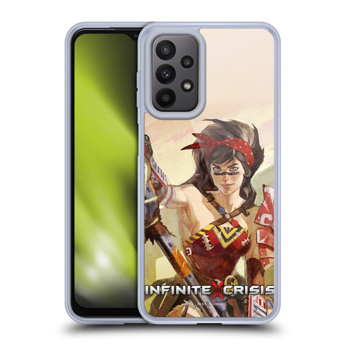 Infinite Crisis Characters Atomic Wonder Woman Soft Gel Case for Samsung Galaxy A23 / 5G (2022)
