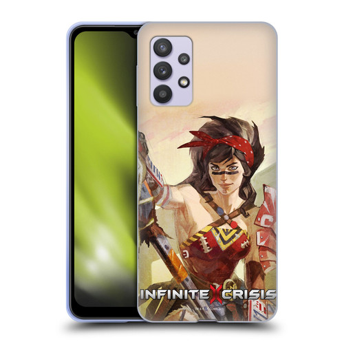 Infinite Crisis Characters Atomic Wonder Woman Soft Gel Case for Samsung Galaxy A32 5G / M32 5G (2021)