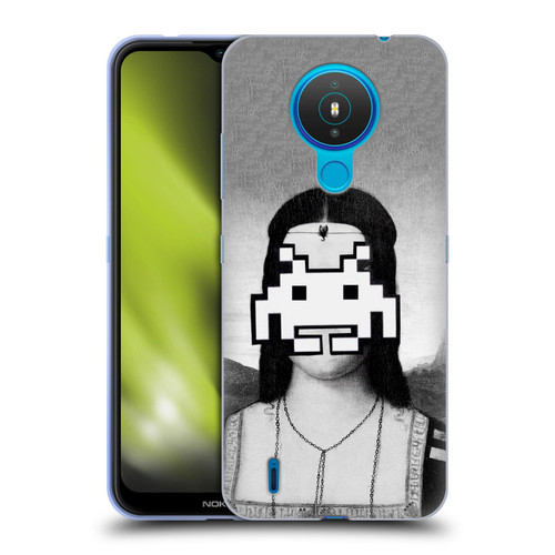 LouiJoverArt Black And White Renaissance Invaders Soft Gel Case for Nokia 1.4