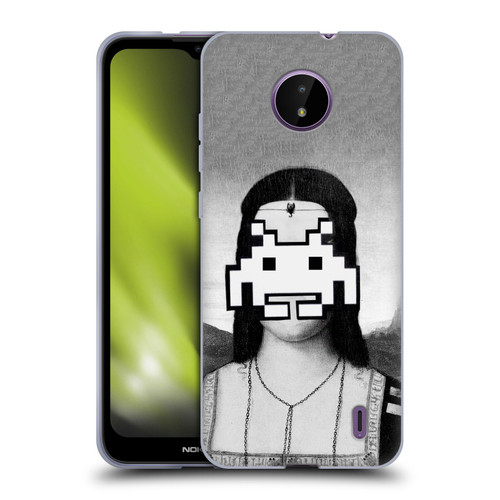 LouiJoverArt Black And White Renaissance Invaders Soft Gel Case for Nokia C10 / C20