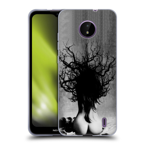LouiJoverArt Black And White She Oak Soft Gel Case for Nokia C10 / C20