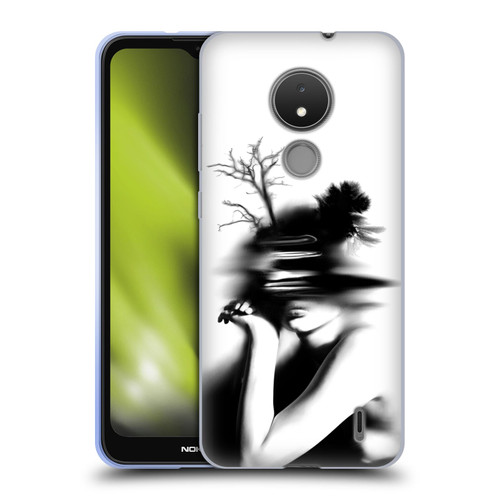 LouiJoverArt Black And White The Mystery Of Never Soft Gel Case for Nokia C21