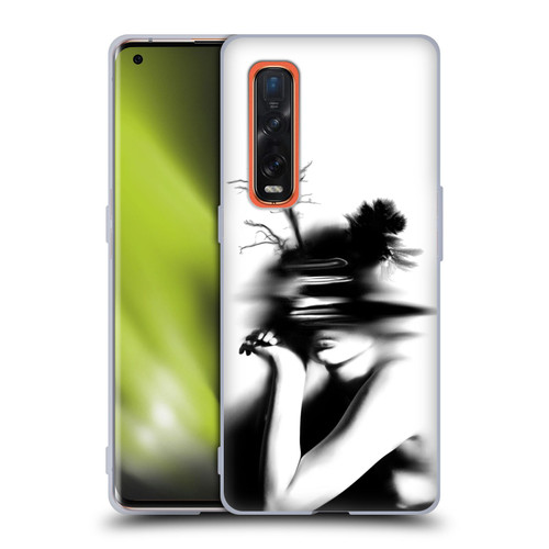 LouiJoverArt Black And White The Mystery Of Never Soft Gel Case for OPPO Find X2 Pro 5G