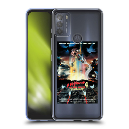 A Nightmare On Elm Street 4 The Dream Master Graphics Poster Soft Gel Case for Motorola Moto G50