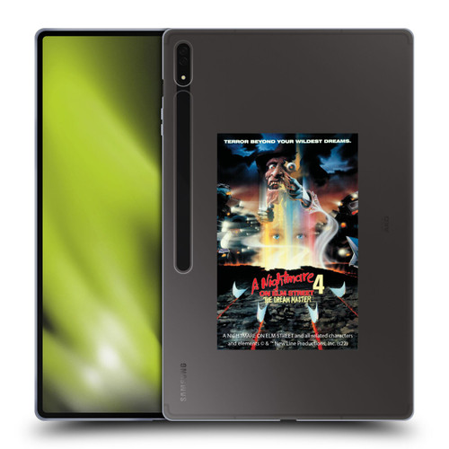 A Nightmare On Elm Street 4 The Dream Master Graphics Poster Soft Gel Case for Samsung Galaxy Tab S8 Ultra