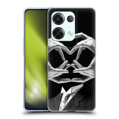 LouiJoverArt Black And White Mr Handy Man Soft Gel Case for OPPO Reno8 Pro