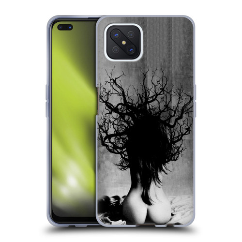 LouiJoverArt Black And White She Oak Soft Gel Case for OPPO Reno4 Z 5G