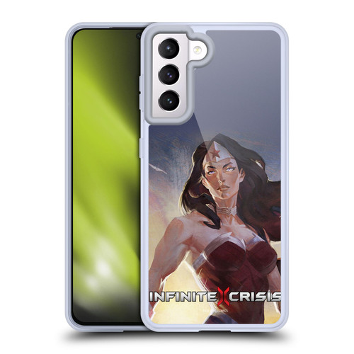 Infinite Crisis Characters Wonder Woman Soft Gel Case for Samsung Galaxy S21 5G