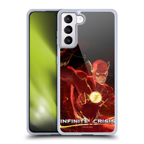 Infinite Crisis Characters Flash Soft Gel Case for Samsung Galaxy S21+ 5G