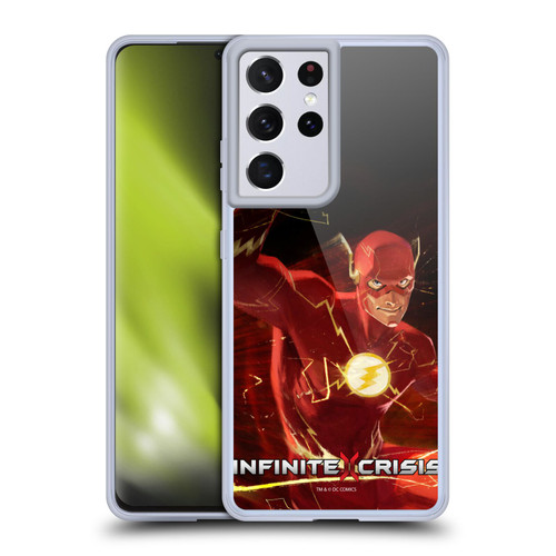 Infinite Crisis Characters Flash Soft Gel Case for Samsung Galaxy S21 Ultra 5G