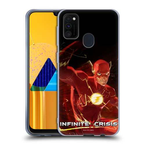 Infinite Crisis Characters Flash Soft Gel Case for Samsung Galaxy M30s (2019)/M21 (2020)