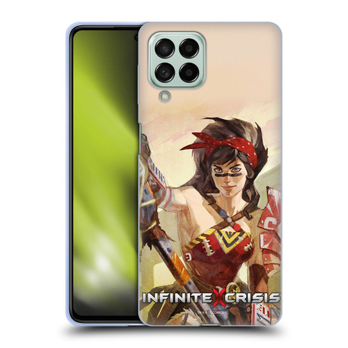 Infinite Crisis Characters Atomic Wonder Woman Soft Gel Case for Samsung Galaxy M53 (2022)
