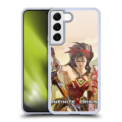Infinite Crisis Characters Atomic Wonder Woman Soft Gel Case for Samsung Galaxy S22 5G