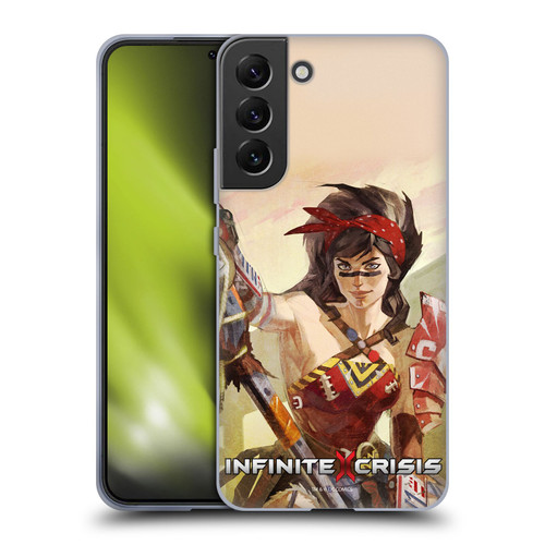 Infinite Crisis Characters Atomic Wonder Woman Soft Gel Case for Samsung Galaxy S22+ 5G