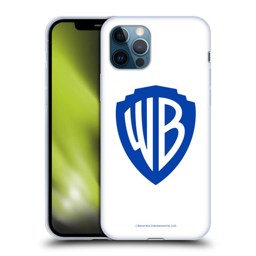 Warner Bros. Shield Logo White Soft Gel Case for Apple iPhone 12 / iPhone 12 Pro