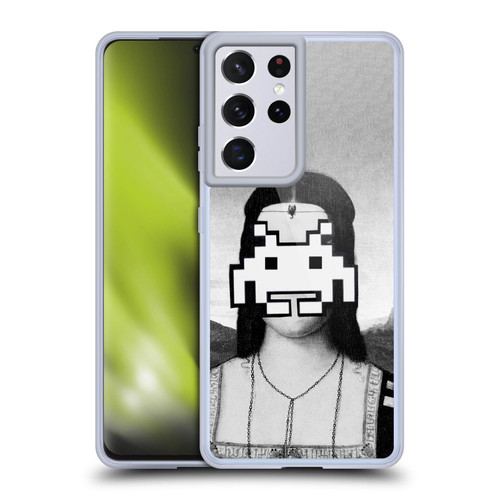 LouiJoverArt Black And White Renaissance Invaders Soft Gel Case for Samsung Galaxy S21 Ultra 5G