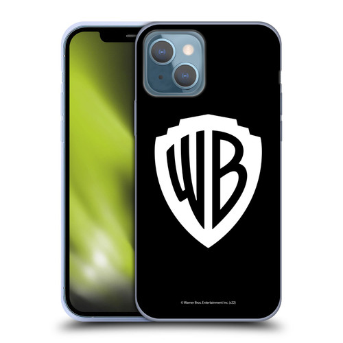 Warner Bros. Shield Logo Black Soft Gel Case for Apple iPhone 13