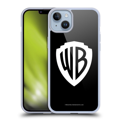 Warner Bros. Shield Logo Black Soft Gel Case for Apple iPhone 14 Plus
