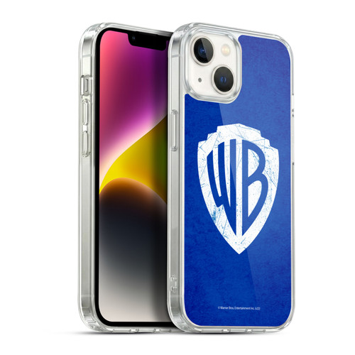 Warner Bros. Shield Logo Distressed Soft Gel Case for Apple iPhone 14 Plus & MagSafe