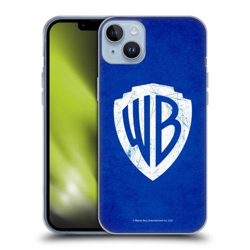Warner Bros. Shield Logo Distressed Soft Gel Case for Apple iPhone 14 Plus