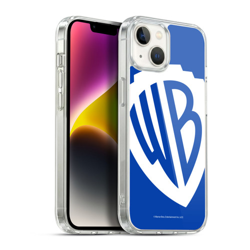 Warner Bros. Shield Logo Oversized Soft Gel Case for Apple iPhone 14 Plus & MagSafe