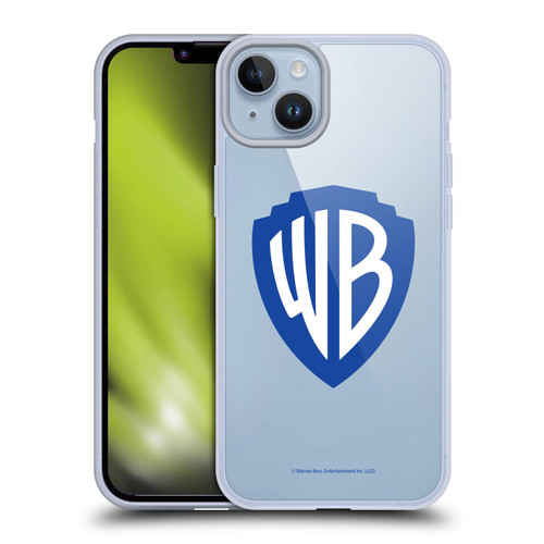 Warner Bros. Shield Logo Plain Soft Gel Case for Apple iPhone 14 Plus & MagSafe
