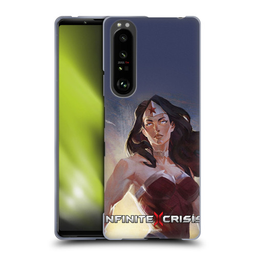 Infinite Crisis Characters Wonder Woman Soft Gel Case for Sony Xperia 1 III