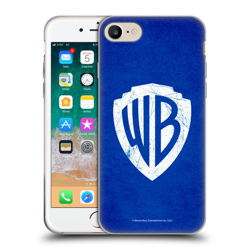 Warner Bros. Shield Logo Distressed Soft Gel Case for Apple iPhone 7 / 8 / SE 2020 & 2022